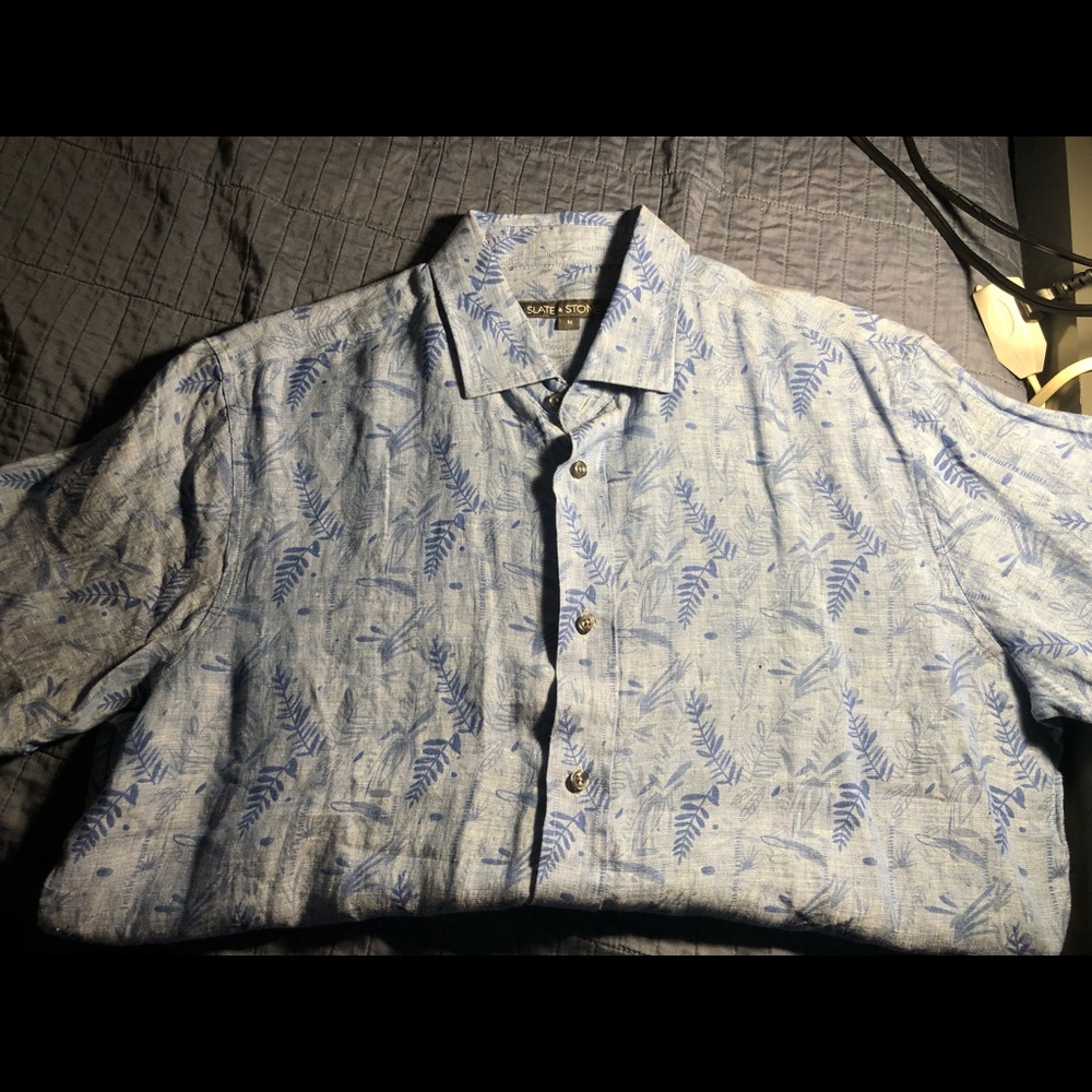 Slate & Stone, blue button up
